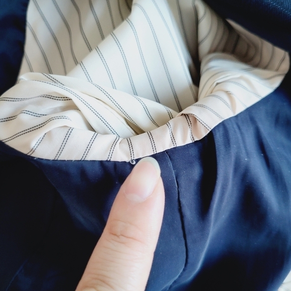 J. Crew Super 120s Navy Pinstripe Blazer - Picture 11 of 15